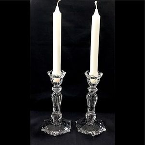 COPY - Set of 2 crystal candlestick holders